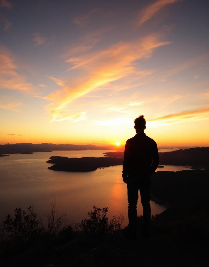 Mirante da Lagoa ao Pôr do Sol