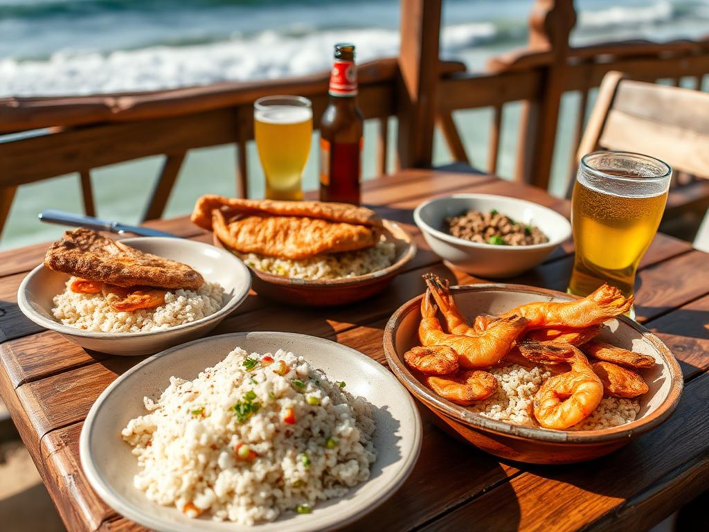 Almoço manezinho à beira-mar — Barra da Lagoa, Florianópolis
