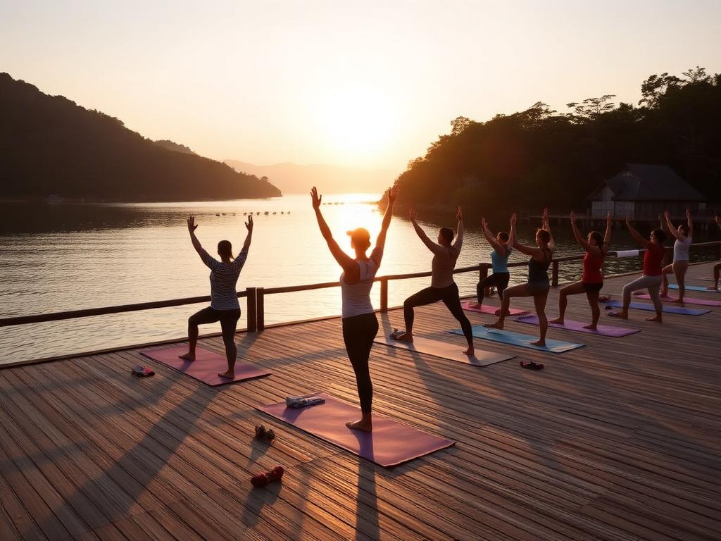 Aula de yoga na Lagoa — Lagoa da Conceição, Florianópolis