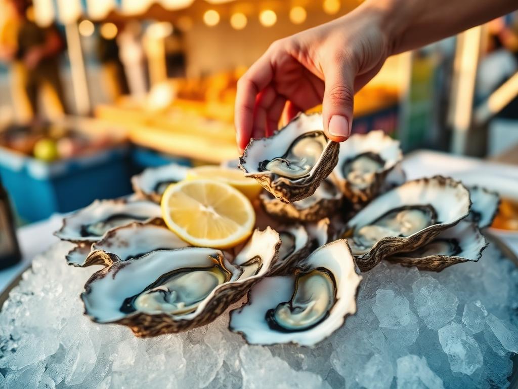 Degustação no Festival de Ostras — Ribeirão da Ilha, Florianópolis